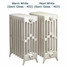 CI-RG-6-D-02-03 - Royal Georgian 6 Column Cast Iron Radiator H660mm x W1826mm CI-RG-6-D-02-03 - Royal Georgian 6 Column Cast Iron Radiator H660mm x W1826mm